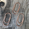 5-PACK Rose Gold Mini Wide Paperclip